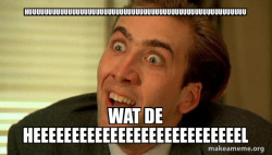 Sarcastic Nicholas Cage