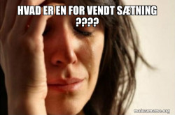 First World Problems