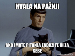 Spock and Cat Meme