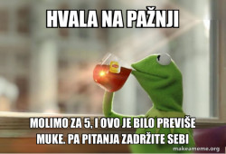 Kermit Drinking Tea