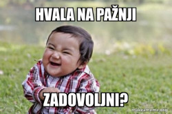 Evil, scheming toddler