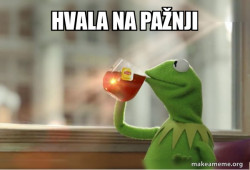 Kermit Drinking Tea