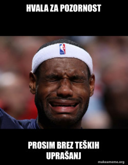 Lebron Crying