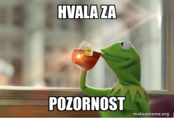 Kermit Drinking Tea