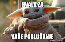 Baby Yoda looking at you