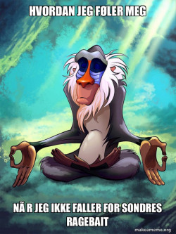 Rafiki Meditating - Lion King