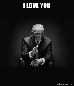 Trump Sitting In Chair - I Am In Their Way