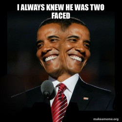 Two Faced Obama
