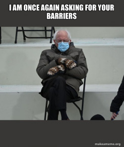 Bernie Sanders at the Inauguration