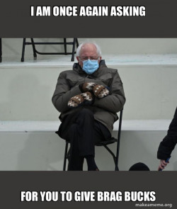 Bernie Sanders at the Inauguration