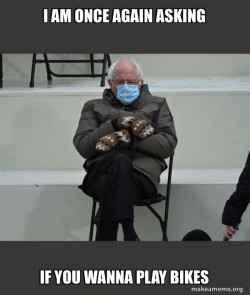 Bernie Sanders at the Inauguration