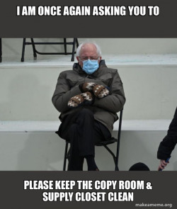 Bernie Sanders at the Inauguration