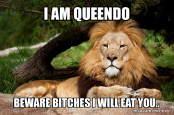Contemplative Lion