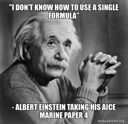 Serious Albert Einstein