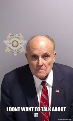 Rudy Giuliani Mugshot