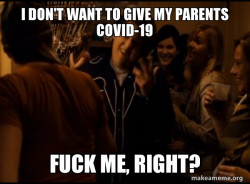 Fuck me right. Alternative Seth from Superbad meme