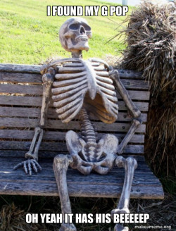 Waiting Skeleton