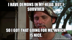 Bill Murry Caddyshack (So I got that going for me)