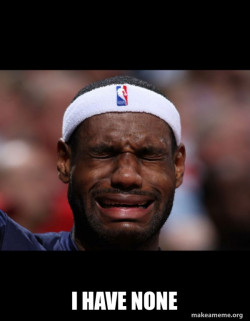 Lebron Crying