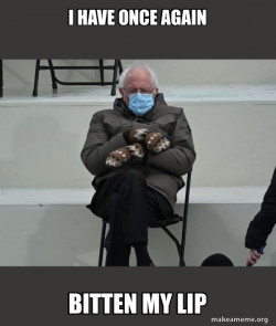 Bernie Sanders at the Inauguration