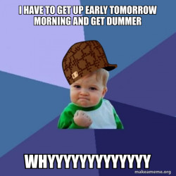 Scumbag Success Kid