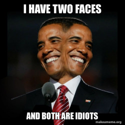 Two Faced Obama
