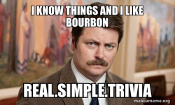 Ron Swanson : I am a Simple Man