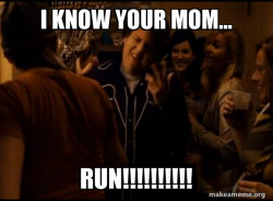 Fuck me right. Alternative Seth from Superbad meme