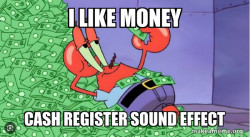 Mr Krabs Money