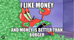 Mr Krabs Money
