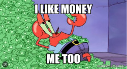 Mr Krabs Money