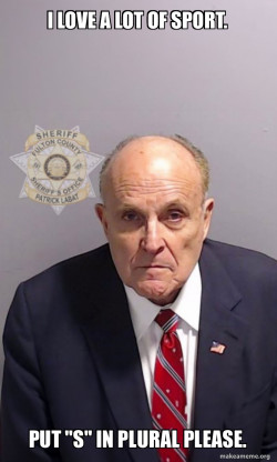 Rudy Giuliani Mugshot