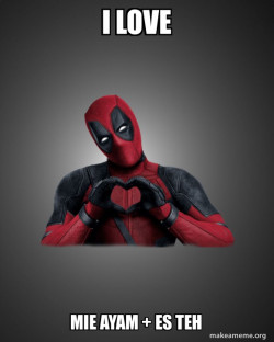 Deadpool Heart Hands
