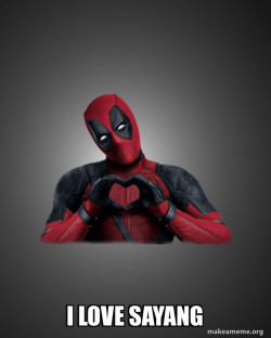 Deadpool Heart Hands