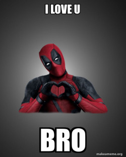 Deadpool Heart Hands