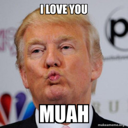 Donald Trump Kissing