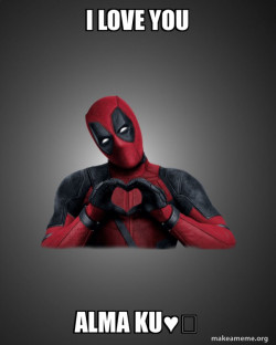 Deadpool Heart Hands