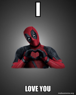 Deadpool Heart Hands