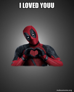 Deadpool Heart Hands