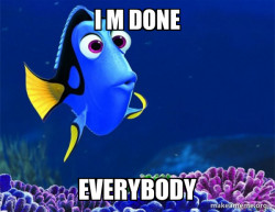 Dory from Nemo  (5 second memory)