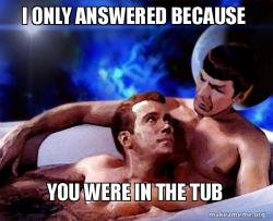 Spock and Kirk