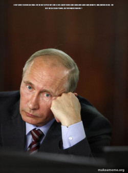 Contemplative Putin