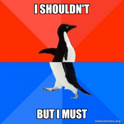 Socially Awesome Awkward Penguin