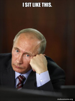 Contemplative Putin