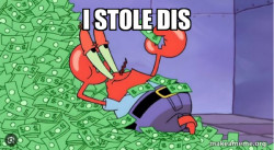 Mr Krabs Money