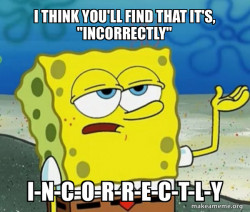 Tough SpongeBob