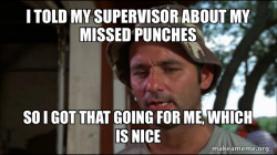 Bill Murry Caddyshack (So I got that going for me)