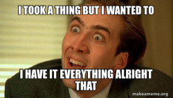 Sarcastic Nicholas Cage