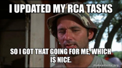 Bill Murry Caddyshack (So I got that going for me)
