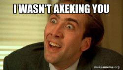 Sarcastic Nicholas Cage